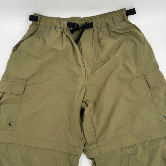 REI Co-op Sahara Convertible Cargo Pants Olive Green Mens L Hiking Outdoor - Picture 1 of 13